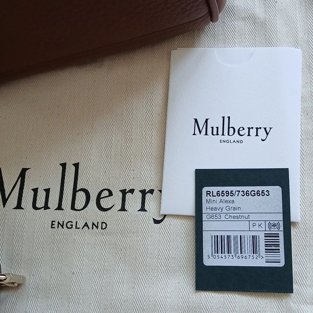 Mulberry Mini Alexa Heavy Grain - Picture 11 of 11